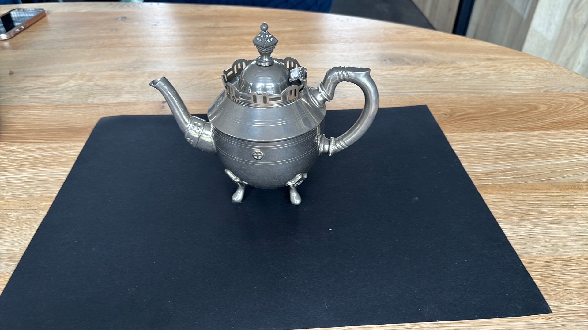 Antieke zilveren theepot, Antiek en Kunst, Ophalen