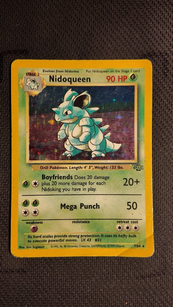 Nidoqueen 7 Jungle | Pokemon kaart, Ophalen, Zo goed als nieuw, Losse kaart, Foil