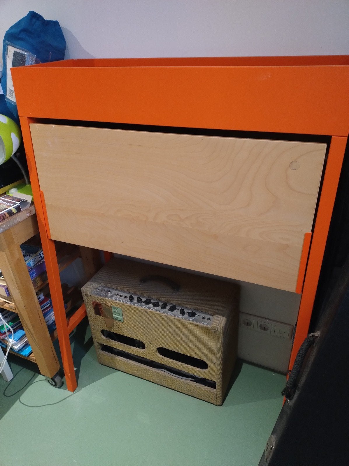 opklapbaar compact bureau Ikea ps 2014, Ophalen, Opbergruimte, Gebruikt, Hout