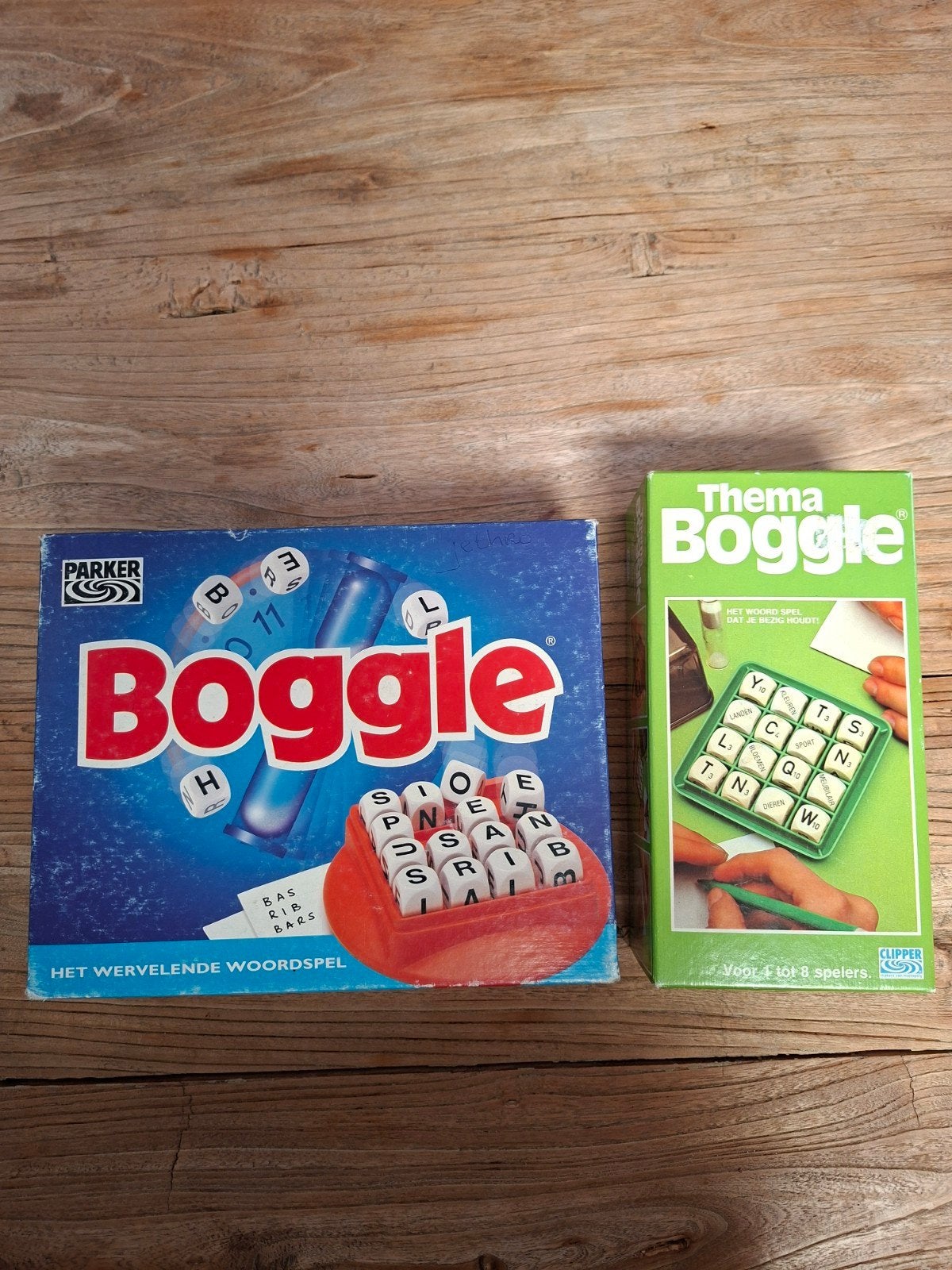 Boggle Spel - Het Wervelende Woordspel (2 edities), Vijf spelers of meer, Ophalen of Verzenden, Gebruikt, Parker, Clipper
