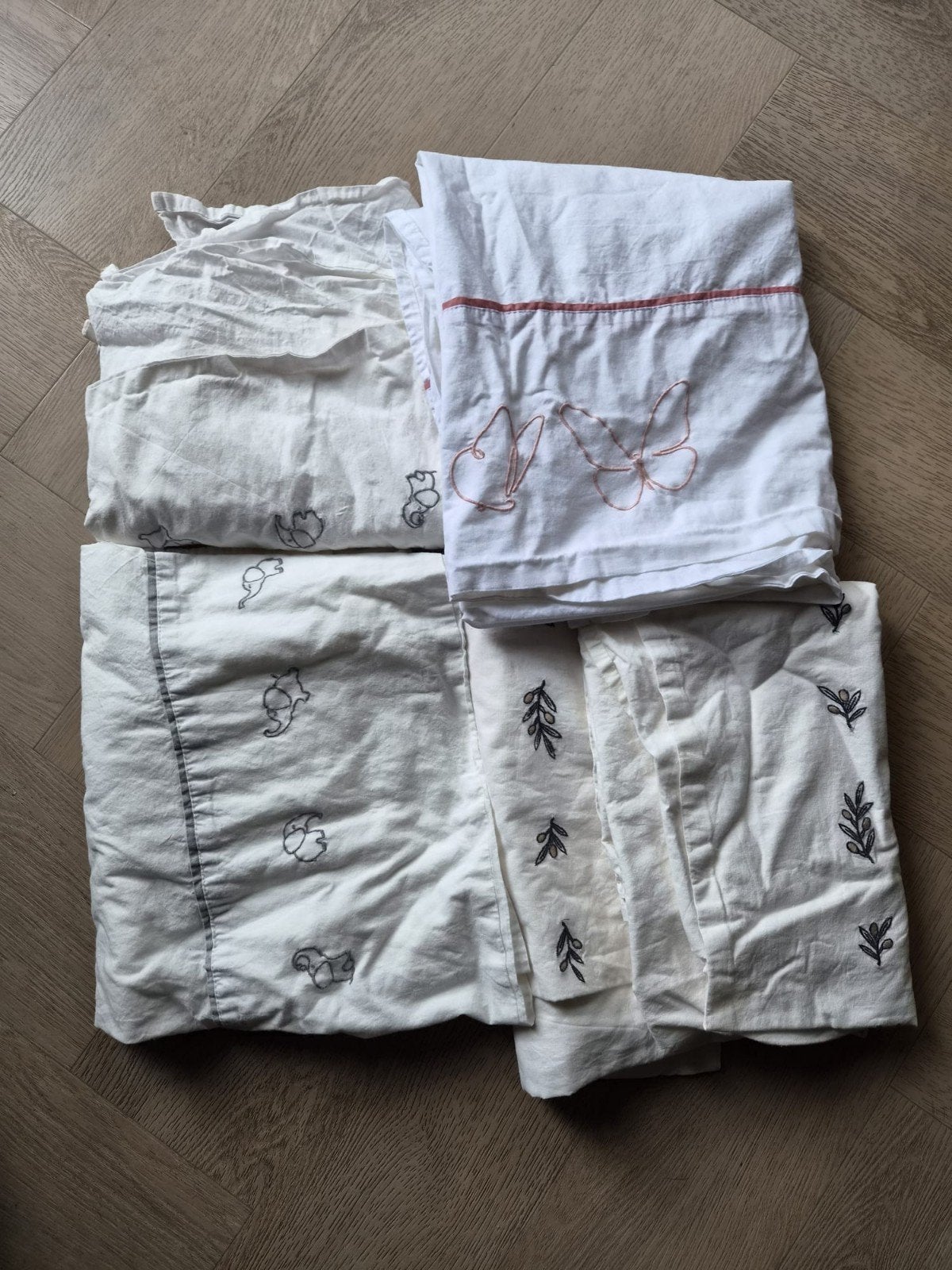 ledikant lakentjes / fleece deken, Wit, Verzenden, Jongetje of Meisje, Deken of Dekbed