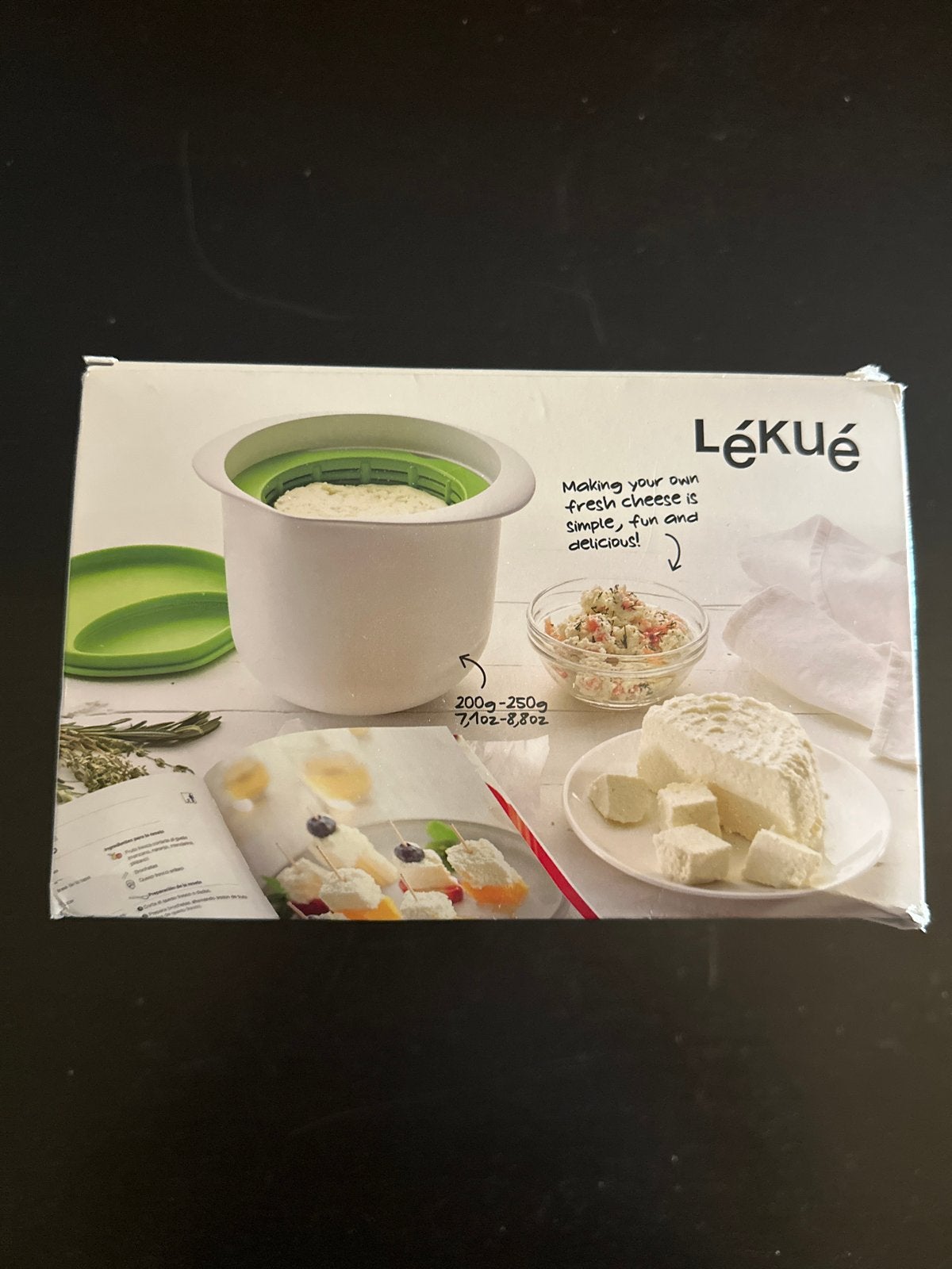 Lékué Mon Fromage Frais - Maak zelf verse kaas!, Huis en Inrichting, Overige typen, ., Kunststof, Nieuw
