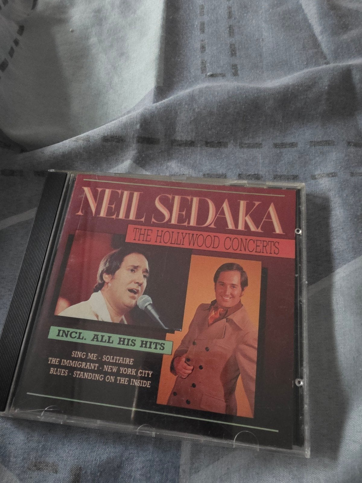 Neil Sedaka - The Hollywood Concerts CD (Inclusief Hits), Gebruikt, Pop, Ophalen of Verzenden, Live-album