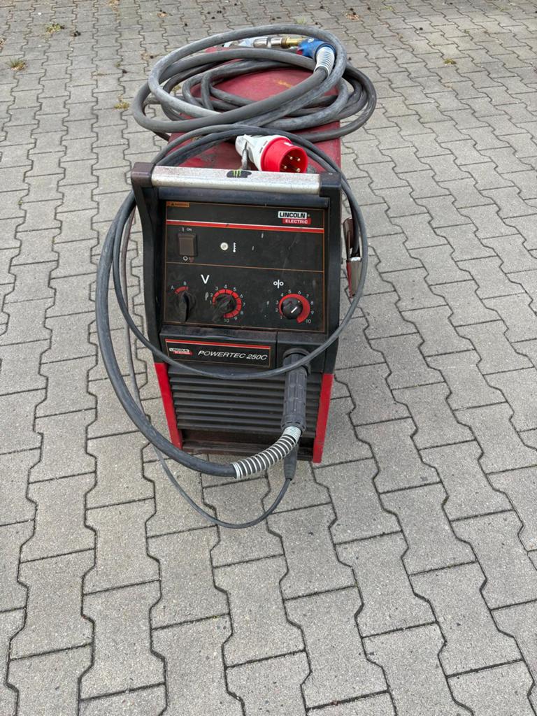 Lincoln Powertec 250C MIG/MAG Lasapparaat, Ophalen, Gebruikt, 250 ampère of meer, Co2