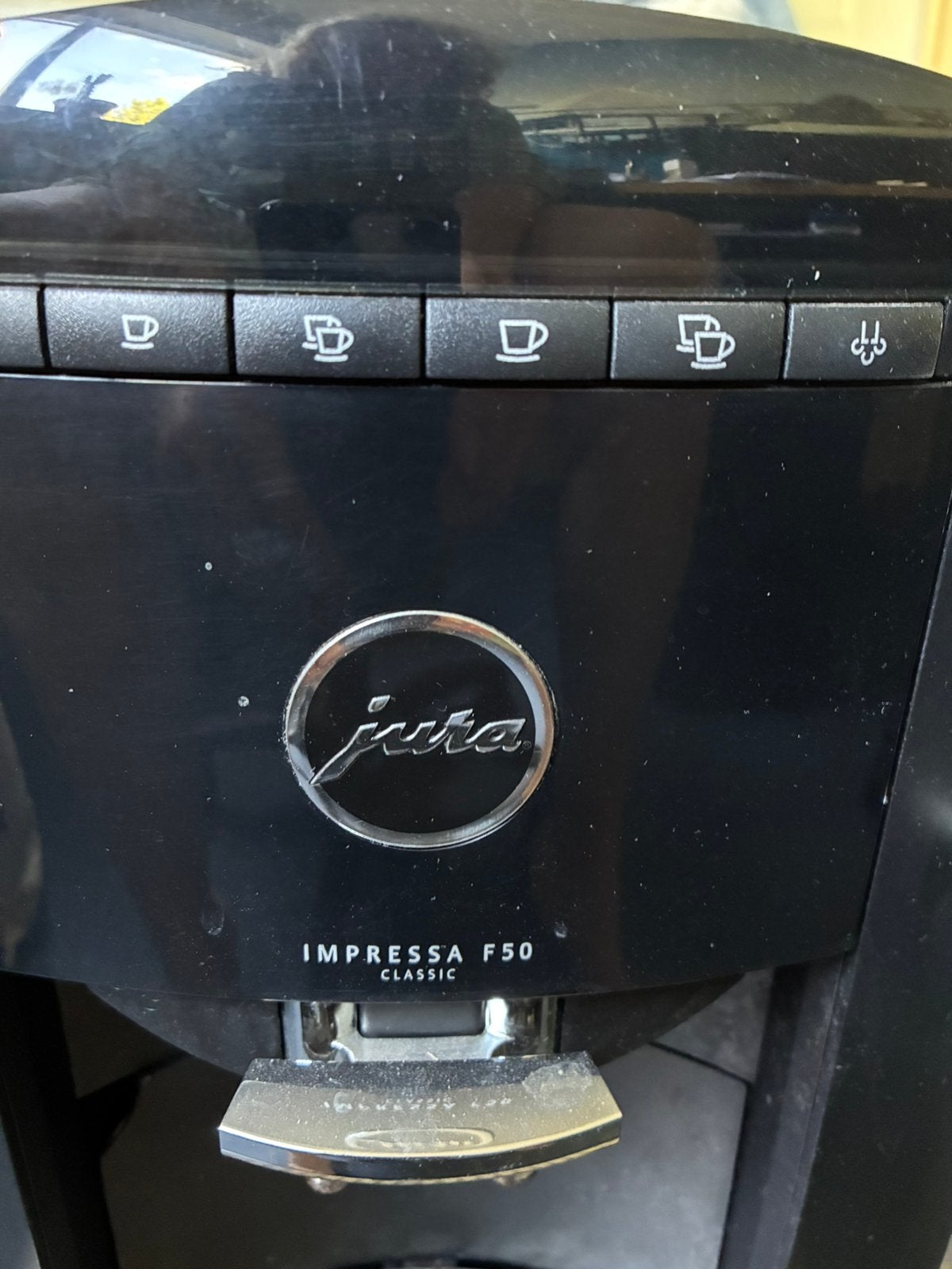 Jura impressa F50 classic, Witgoed en Apparatuur, Koffiezetapparaten, Koffiemachine, Niet werkend, Afneembaar waterreservoir, Koffiebonen