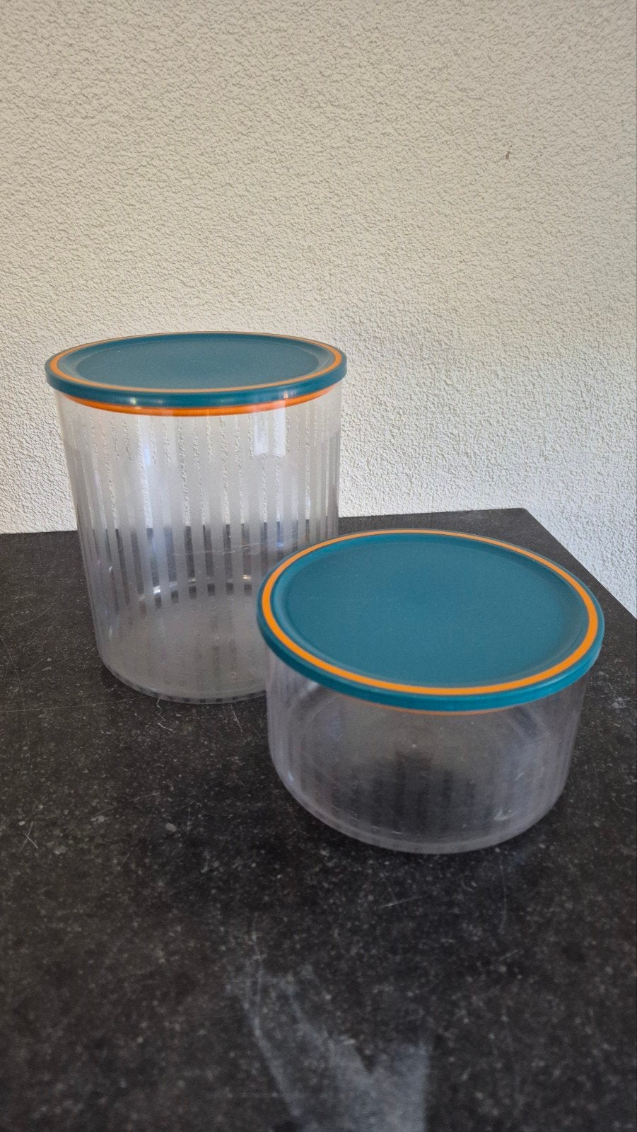 Tupperware 2 Stuks Transparante Bewaarboxen, Ophalen, Gebruikt, Overige kleuren, Bewaardoos