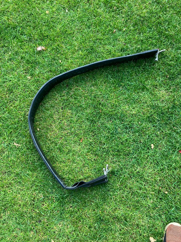 Singel 144cm leer, Ophalen, Gebruikt, Recreatie