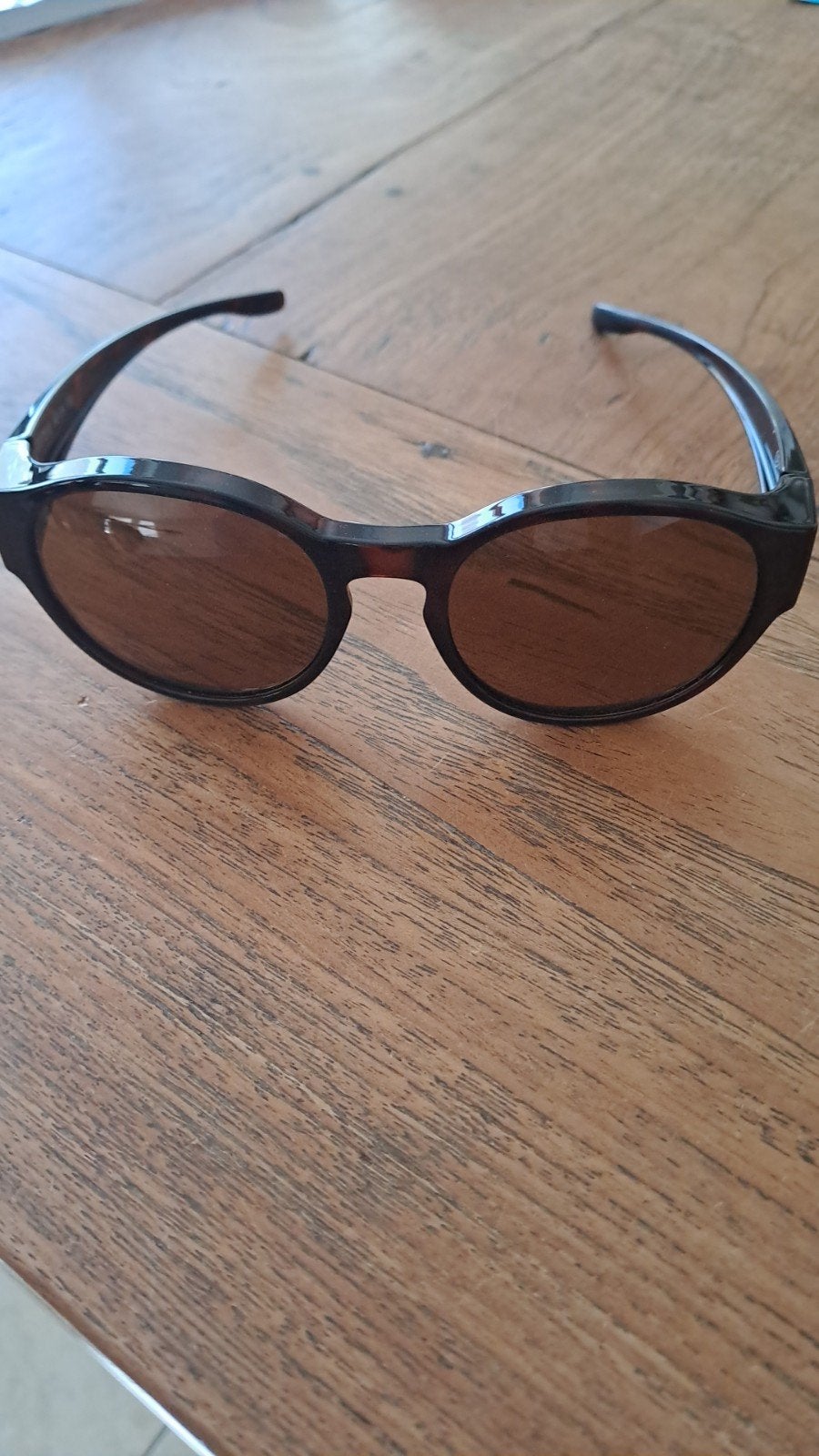 Overzetbril/ zonnebril van Moekotte Eyecare, Overige merken, Zonnebril, Bruin, Ophalen of Verzenden