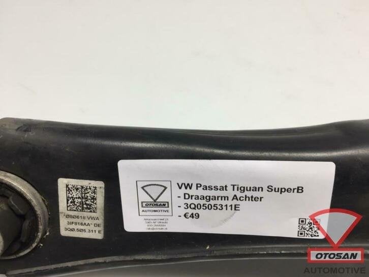 vw passat tiguan skoda superb vag draagarm achter 3q0505311e, Auto-onderdelen, Gebruikt, Volkswagen, Volkswagen AG, Berliner Ring 2
38440  Wolfsburg, DE