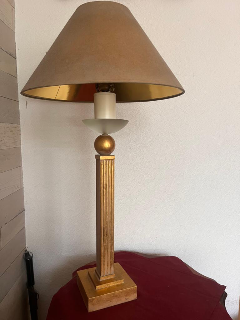 Empire Regency lamp, Huis en Inrichting, Ophalen, Gebruikt, Metaal, 75 cm of meer