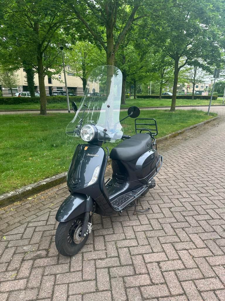 La Souris Scooter - Zwart, Fietsen en Brommers, Scooters | Vespa, Ophalen, Zo goed als nieuw, Benzine, Overige modellen