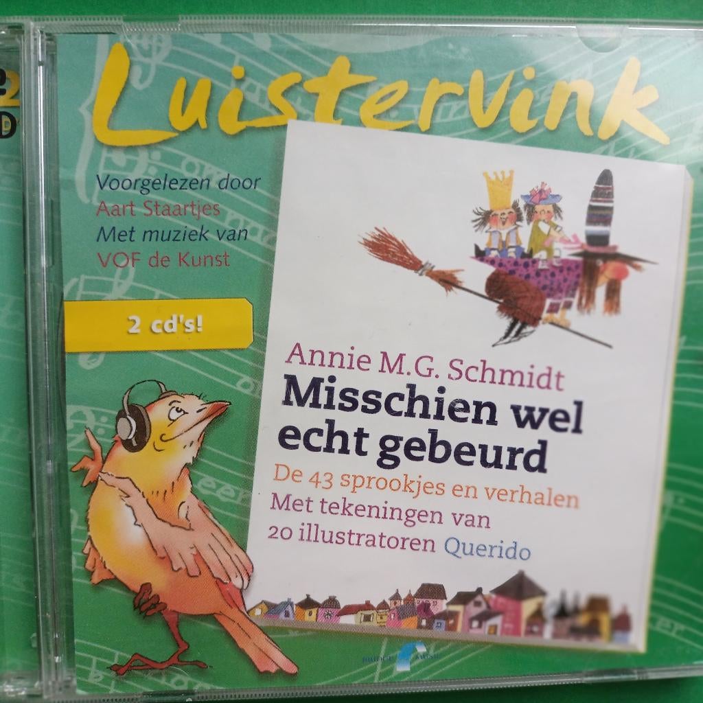 ANNIE M.G. SCHMIDT - LUISTERVINK (2XCD -NIEUW IN VERPAKKING), Ophalen of Verzenden, Nieuw in verpakking, Muziek, 6 tot 9 jaar