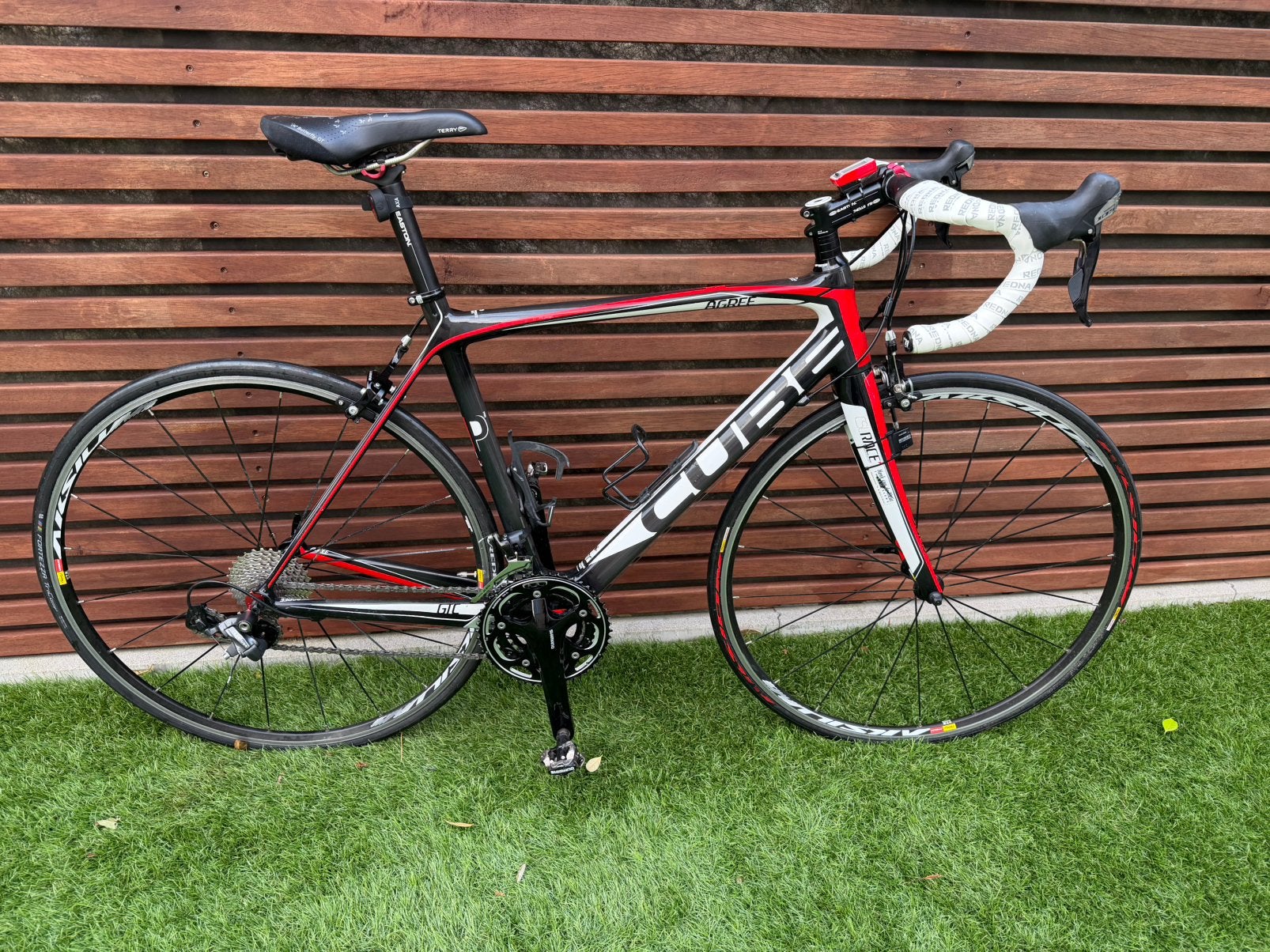Cube Attain GTC carbon Racefiets 58cm Shimano 105, Fietsen en Brommers, Overige merken, 28 inch, Gebruikt, Carbon