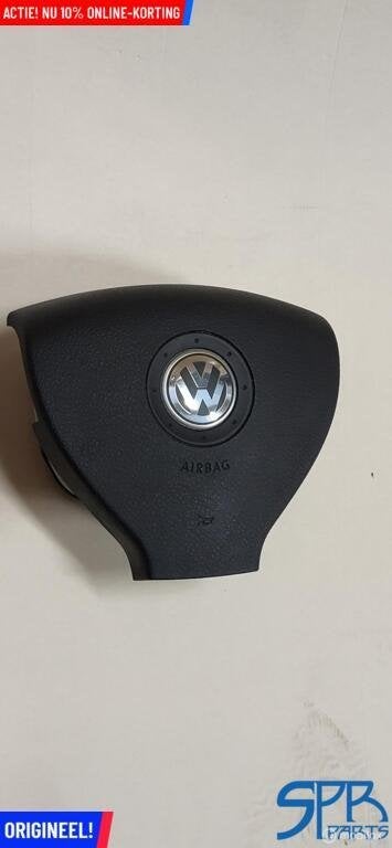 STUURAIRBAG VW GOLF 5 POLO GTI ORIGINEEL SPORT STUUR AIRBAG, Gebruikt, Volkswagen, Ophalen of Verzenden, Volkswagen