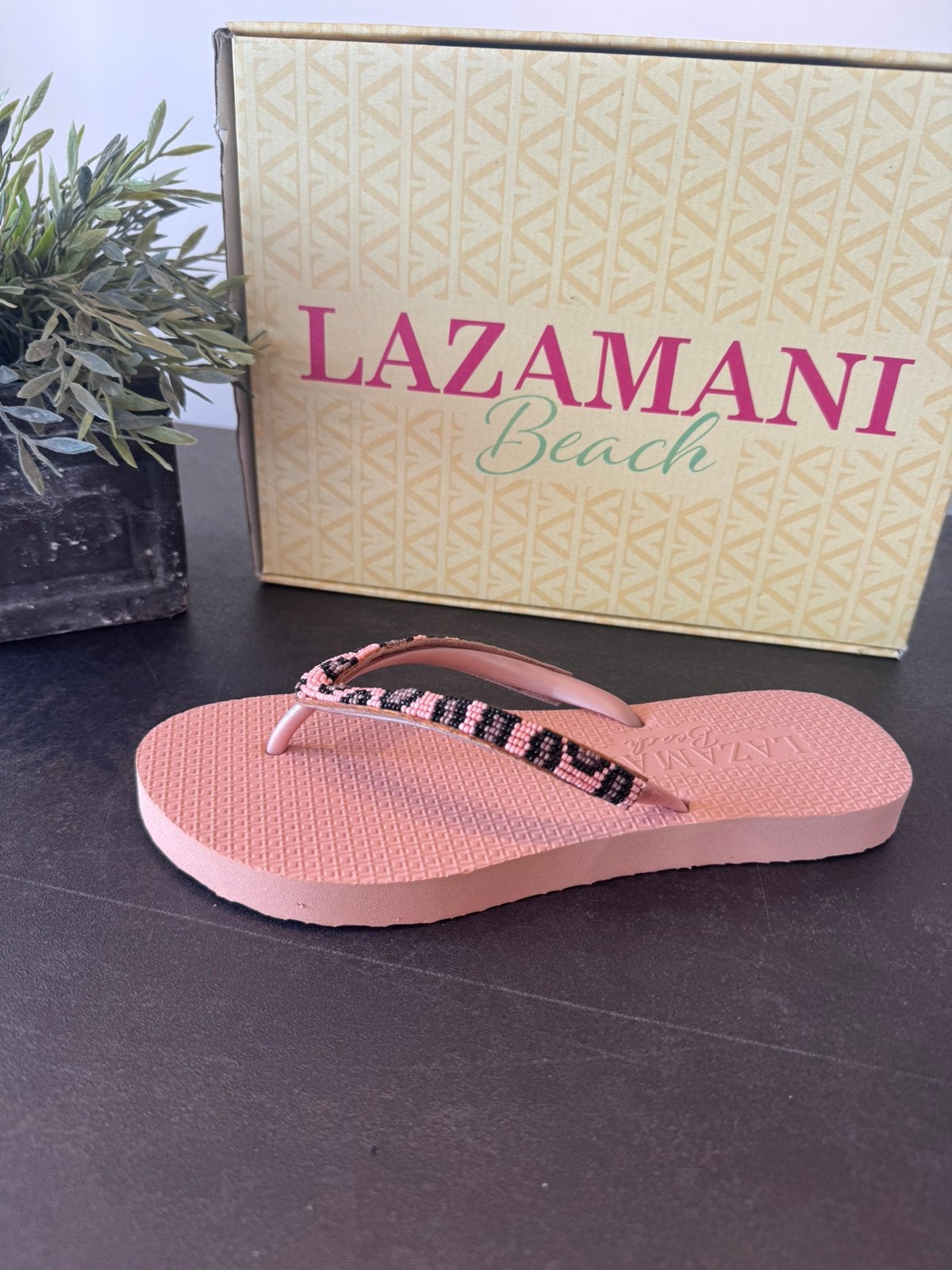 LAZAMANI Beach slippers peach nieuw!, Slippers, Overige kleuren, Ophalen of Verzenden, X