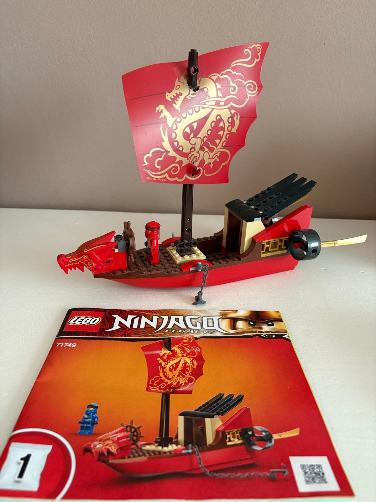Lego Ninjago en Thor Love and Thunder sets, Gebruikt, Lego, Ophalen of Verzenden, Inclusief instructies