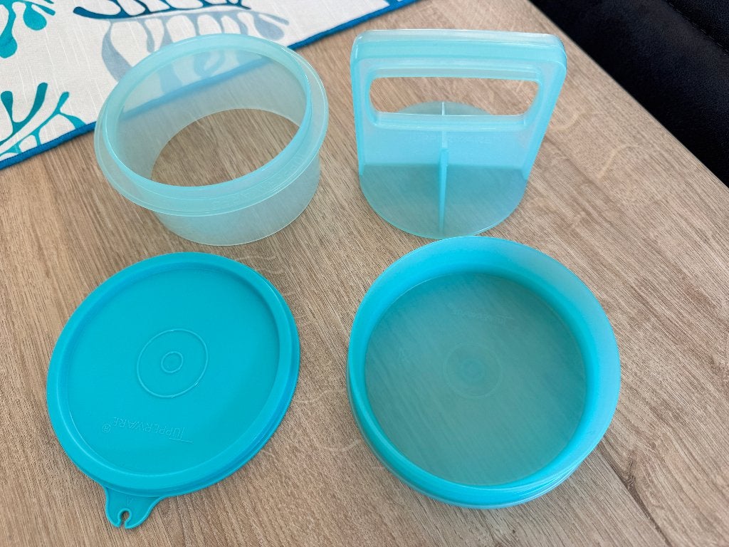 Tupperware hamburgermaker (nieuw), Ophalen of Verzenden, Nieuw, Blauw, Overige typen