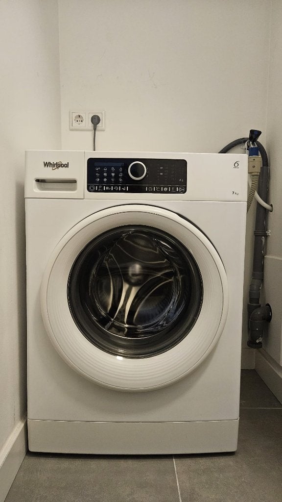 Whirlpool FSCR 70410 Wasmachine – 7 kg – 1400 tpm, Ophalen, Zo goed als nieuw, Voorlader, 85 tot 90 cm