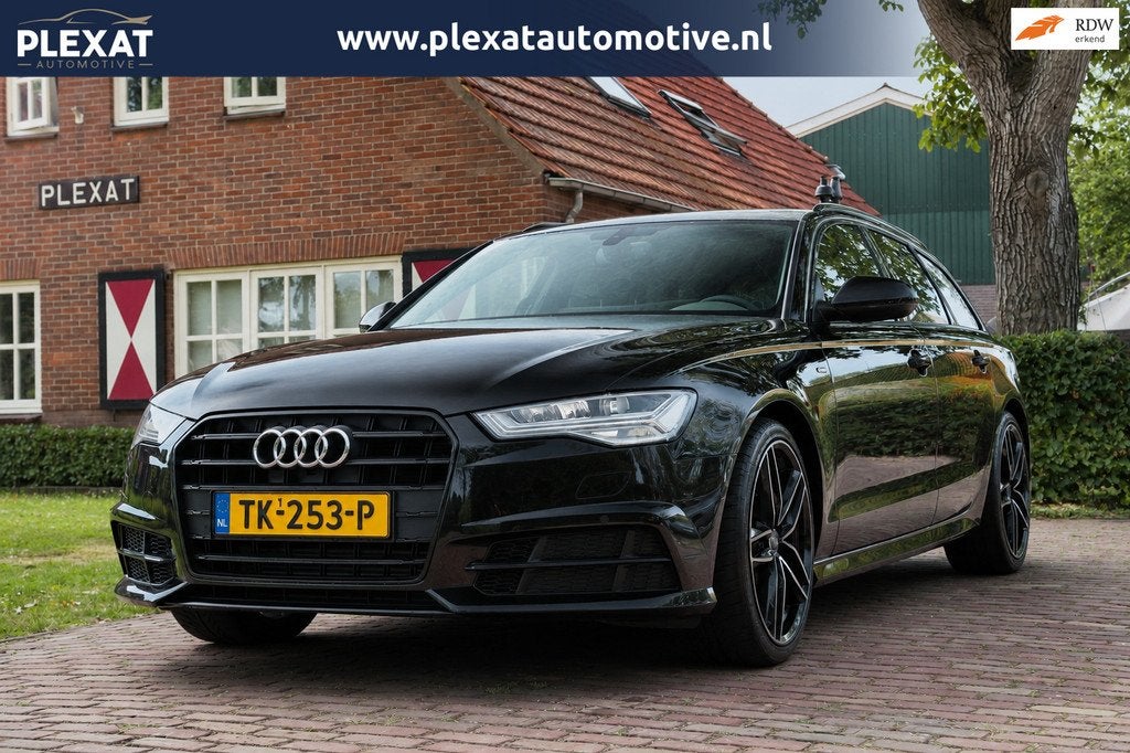 Audi A6 Avant 1.8 TFSI ultra Advance Sport Aut. | 3x S-Line, Leder en Stof, Zwart, Origineel Nederlands, Automatische klimaatregeling