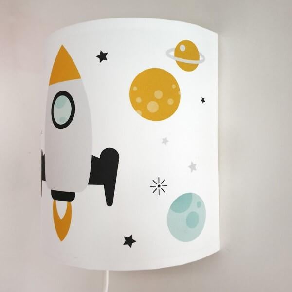 Wandlamp Kinderlamp Lamp Raket Wit ANNIdesign, Info@annidesign.nl, Nieuw, Ophalen of Verzenden, Hans Andreussingel 15 2652 GA Berkel en Rodenrijs
