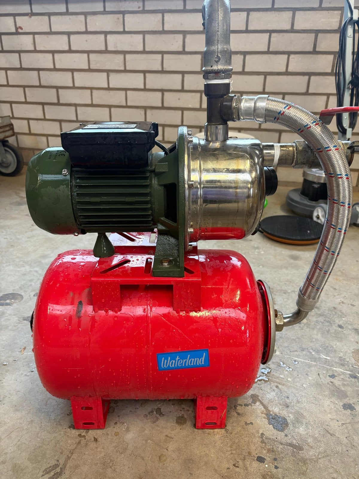 Waterland Hydrofoorpomp SP JETINOX 100M/24L, Ophalen of Verzenden, Gebruikt, Elektrisch, Hydrofoorpomp