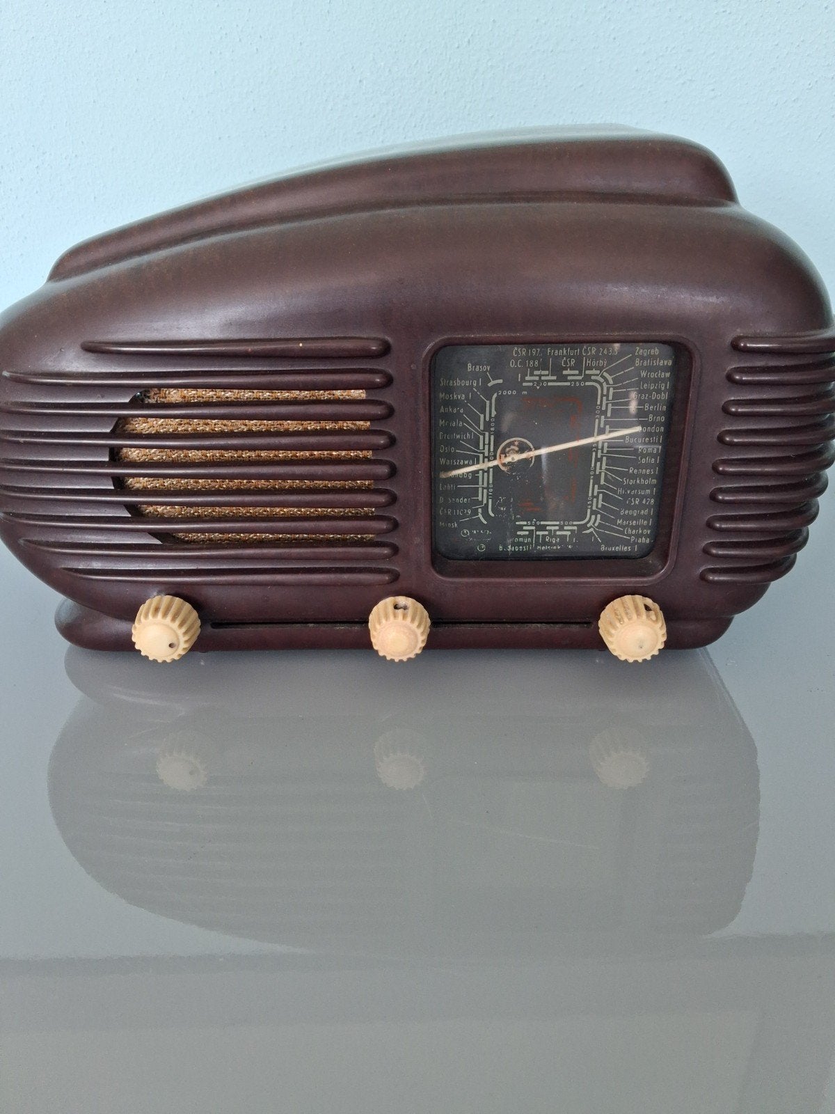 Te koop: radio van bakeliet., Ophalen of Verzenden