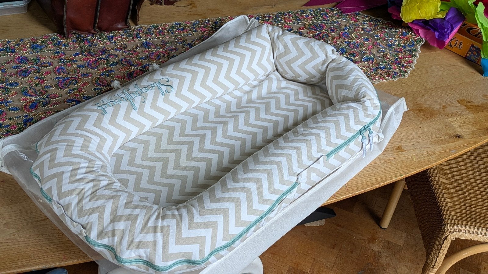 Sleepyhead Deluxe babynestje - gewassen, Kinderen en Baby's, Ophalen of Verzenden, Gebruikt, Overige typen