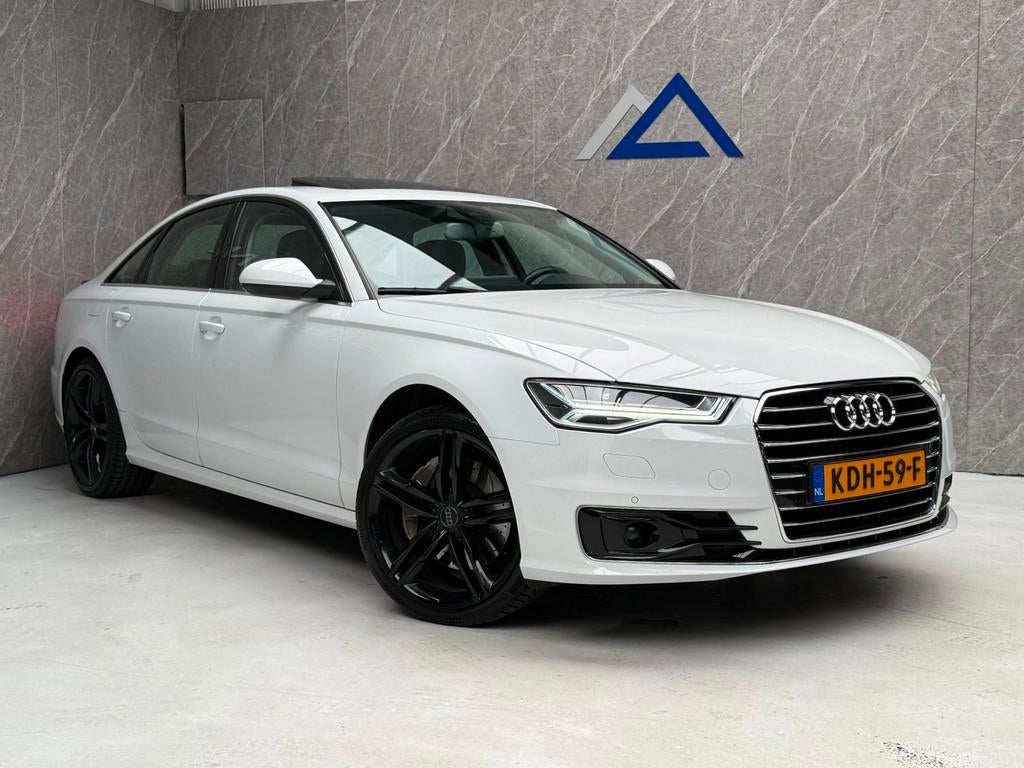 Audi A6 LIMOUSINE 3.0 TFSI quattro Premium 333 PK / Erg Goed, Auto's, Audi, Automaat, Gebruikt, 2995 cc, Wit
