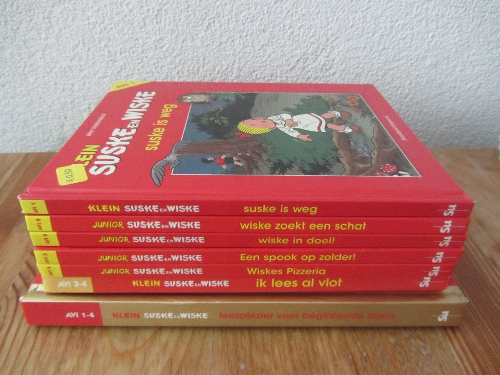 Suske en Wiske boekjes Avi 1 t/m 4, Ophalen of Verzenden, Gelezen, Fictie algemeen