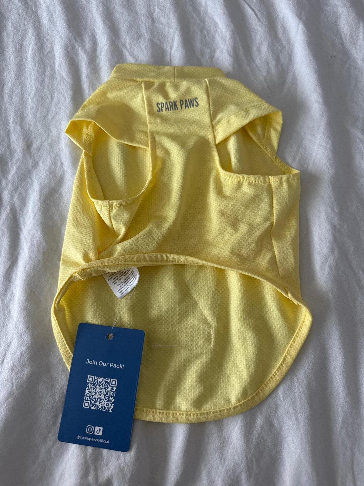Gele Sunblock hondenshirt Maat S, Overige merken, Verzenden, Nieuw