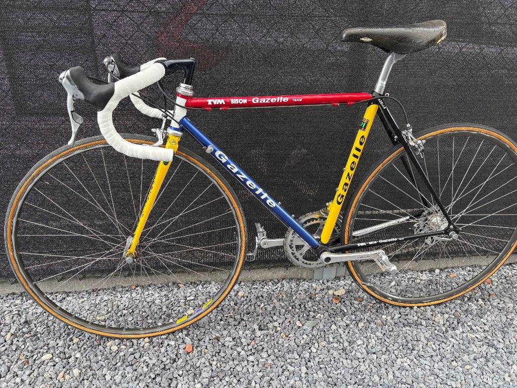 TVM bison gazelle team retro koersfiets, Ophalen, 28 inch, Gebruikt, Staal