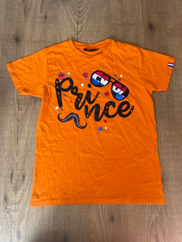 Oranje T-shirt 'Prince' - Maat 146-152, Ophalen of Verzenden, Zo goed als nieuw, Jongen, Shirt of Longsleeve
