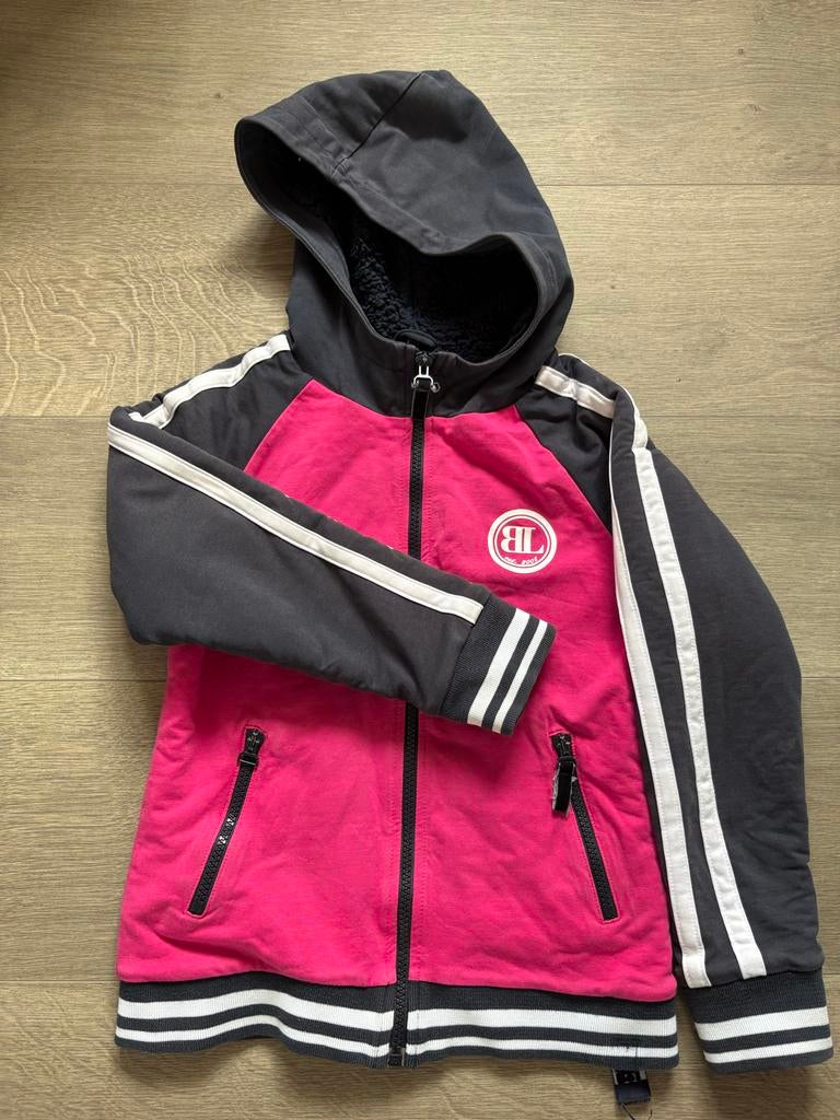 BillyLilly Meisjes Jas Maat 122/128 Roze/blauw, Kinderen en Baby's, Kinderkleding | Maat 122, Ophalen of Verzenden, Gebruikt, Meisje