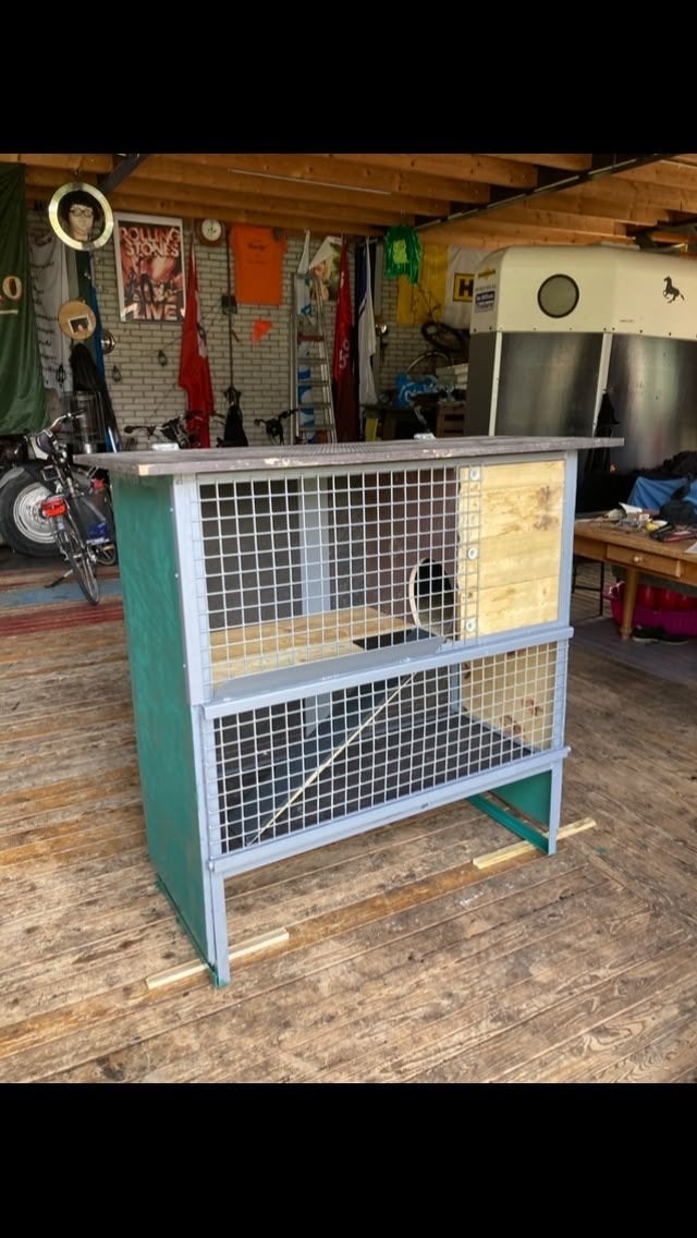 Massief konijnenhok, Dieren en Toebehoren, Ophalen, Gebruikt, Hok, Cavia
