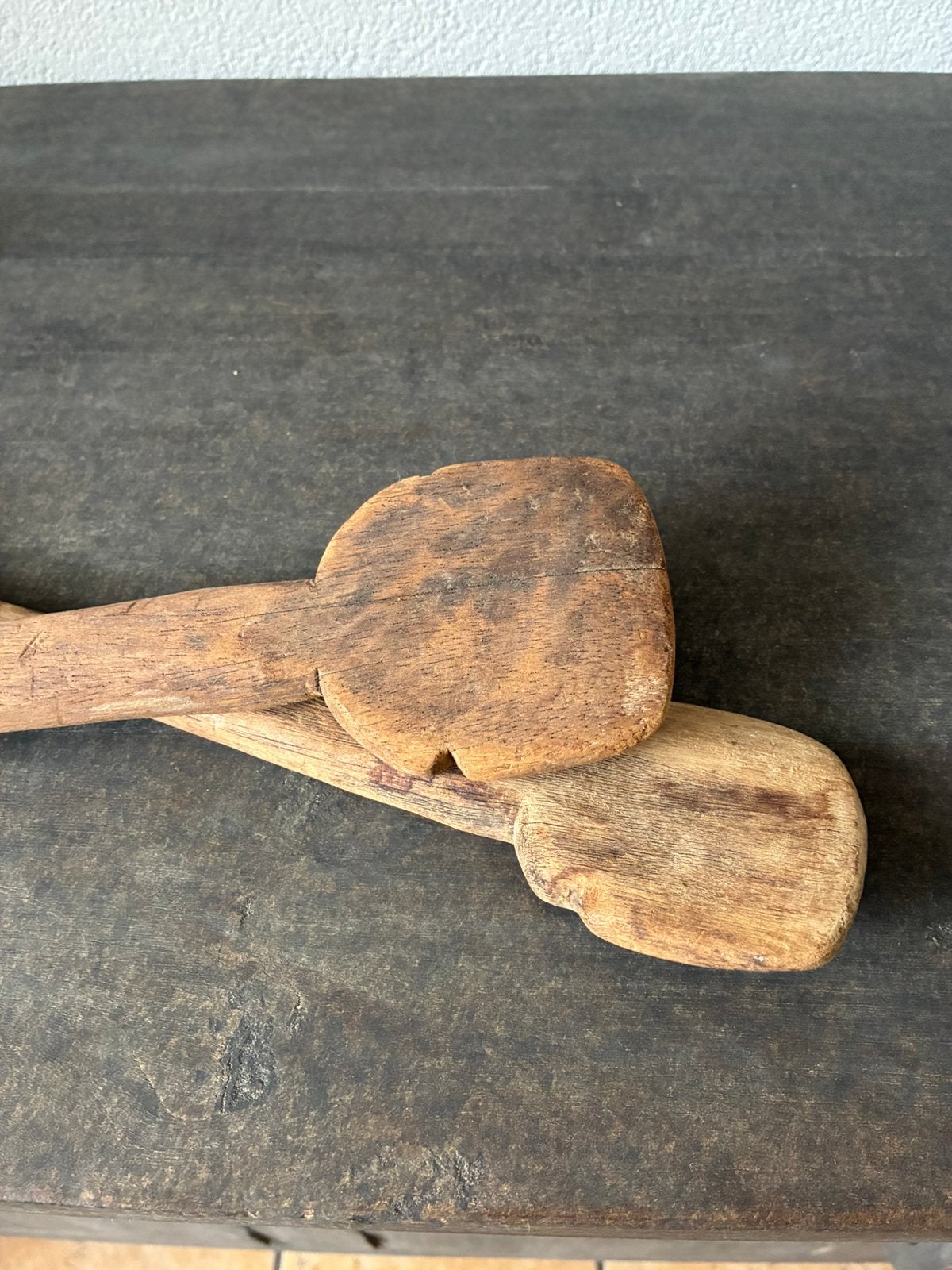 Houten lepels oud hout, Ophalen of Verzenden, Zo goed als nieuw, Rechthoekig, Hout