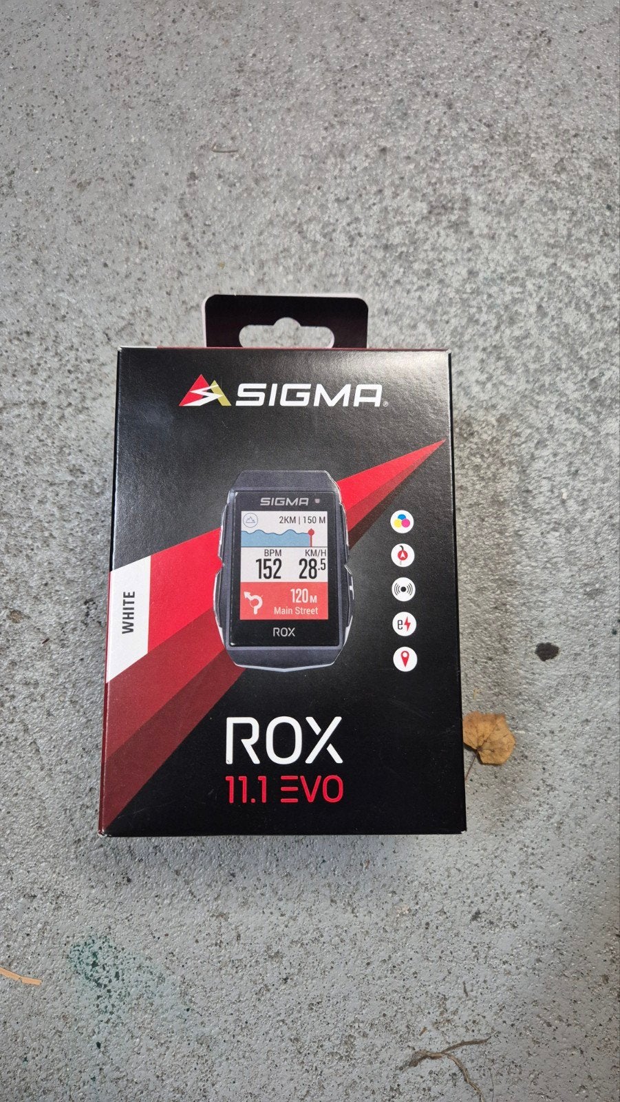 Sigma Rox 11.1 EVO Fietscomputer met Borstriem, Ophalen, Draadloos, Zo goed als nieuw