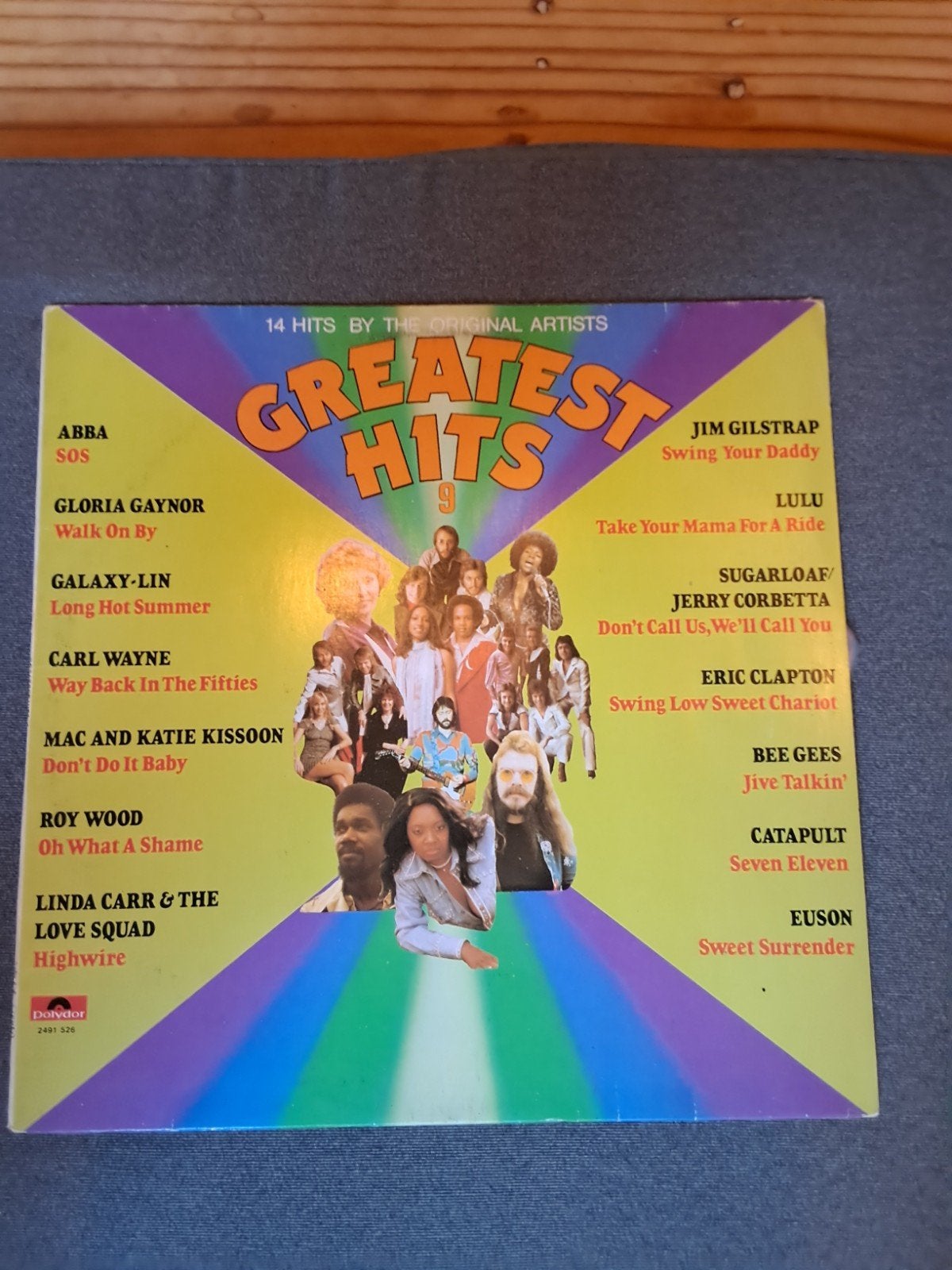 Greatest Hits 9 LP - ABBA, Eric Clapton, Gloria Gaynor, Cd's en Dvd's, LP, Gebruikt, Pop, Ophalen of Verzenden