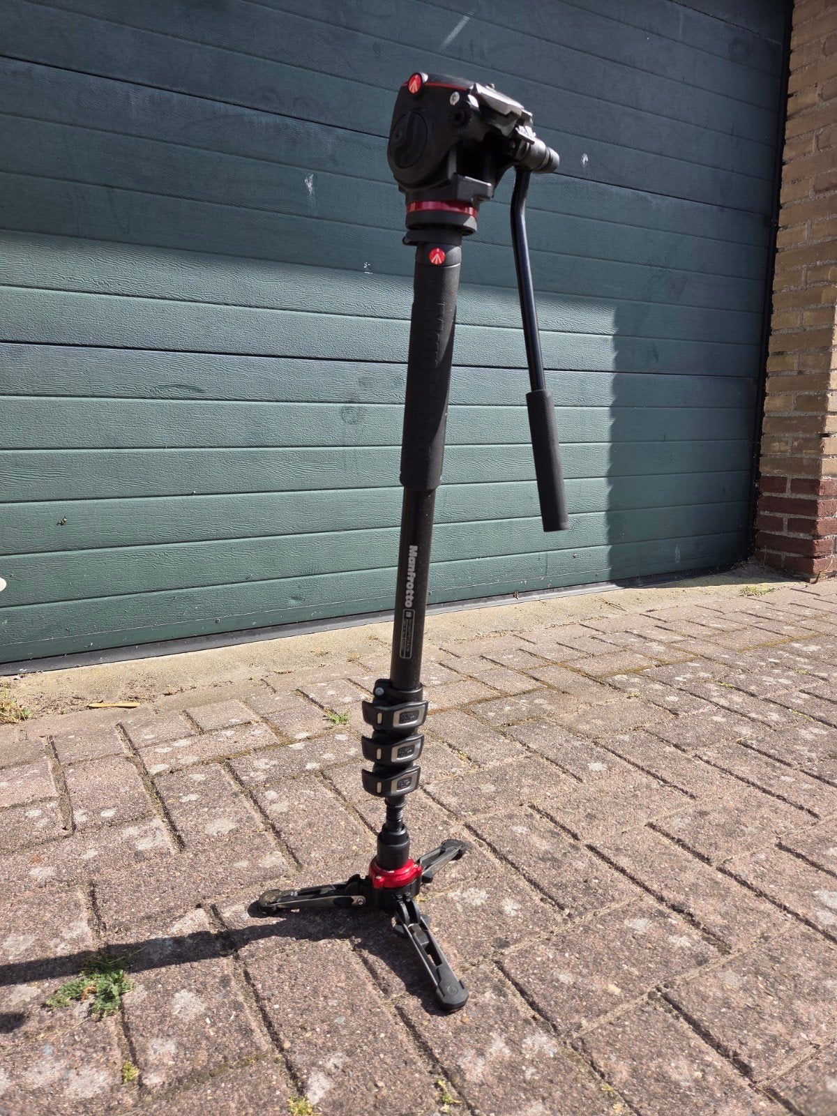 Manfrotto MVMXproA42W Monopod, Gebruikt, Eenpoot, Ophalen of Verzenden, 175 cm of meer