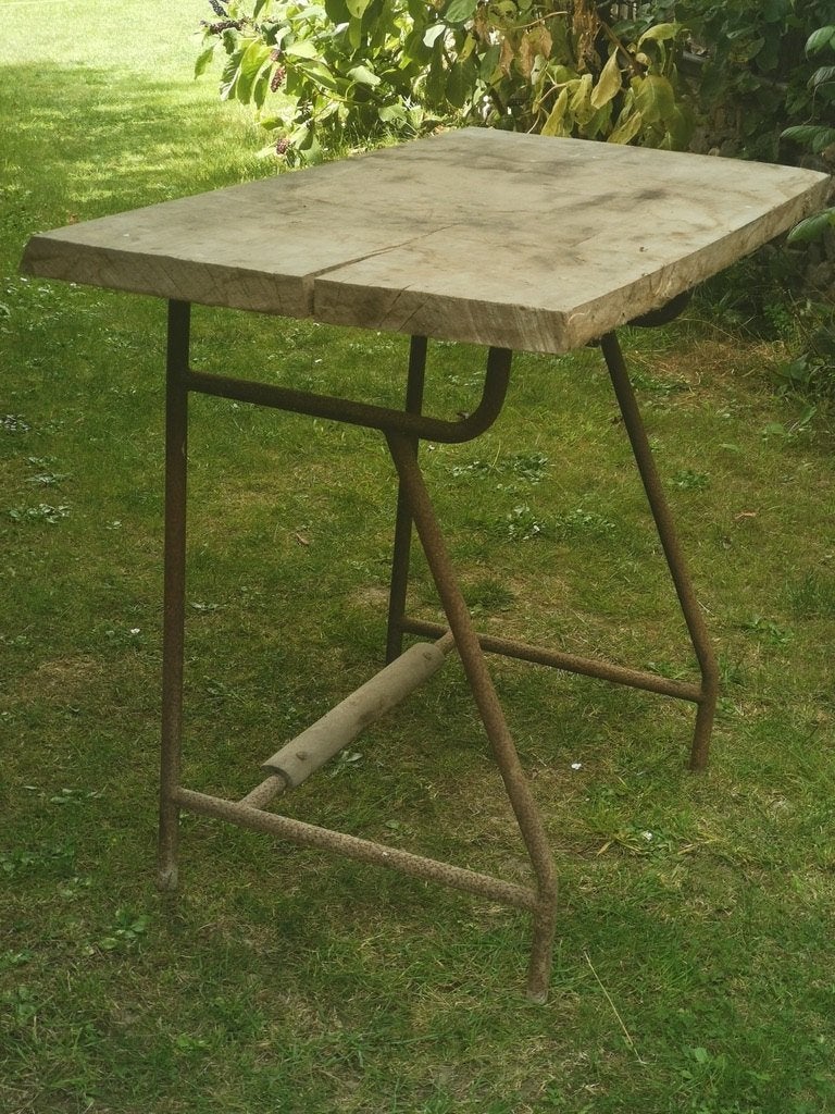 Vintage schoolbank jaren 30, Ophalen