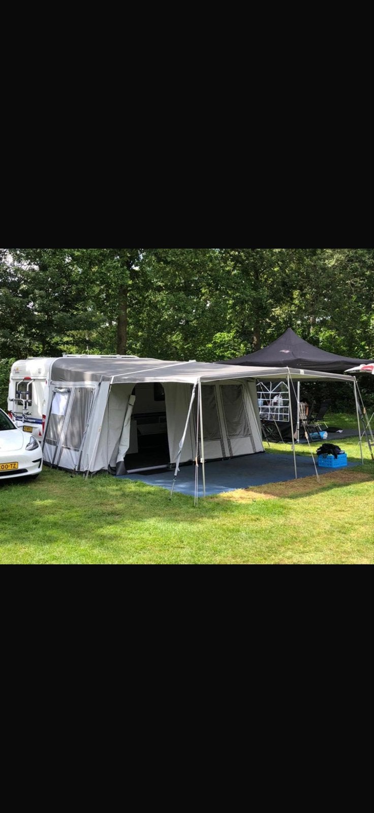 Hobby de luxe 30 - Compacte en complete caravan uit 2008, Caravans en Kamperen, Caravans, Standaardzit, Hobby, Omvormbare zithoek