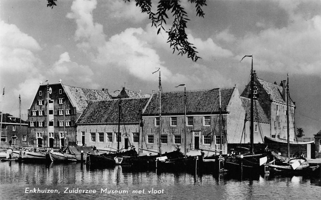 703-097-033 Enkhuizen Zuiderzee Museum met Vloot, Verzenden, Voor 1920, Noord-Holland