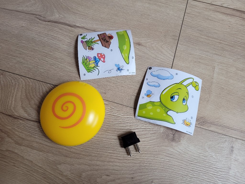 Nachtlampje met stickers *nieuw* ~ MP5701, Ophalen of Verzenden, Nieuw, Lamp