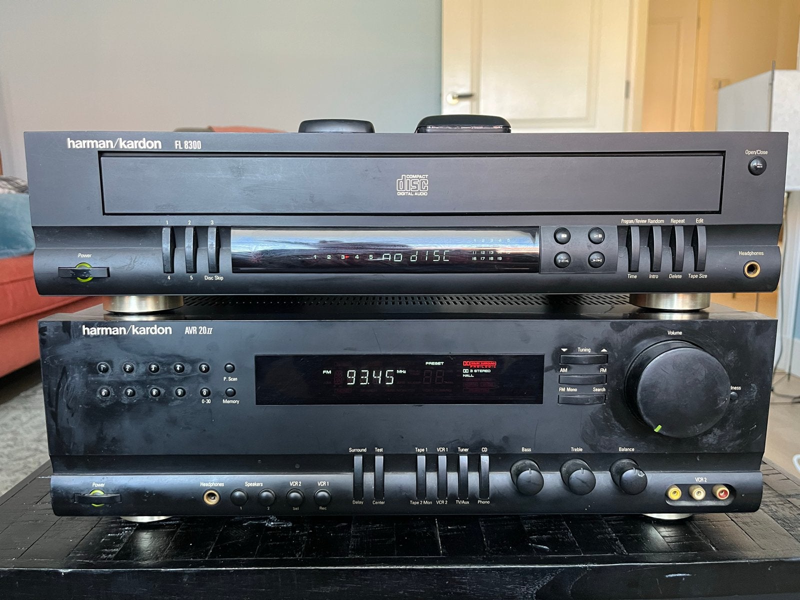 Harman Kardon Home Cinema Set: CD-speler FL8300 & AVR20II, Audio, Tv en Foto, Home Cinema-sets, Ophalen, Gebruikt, Overige merken