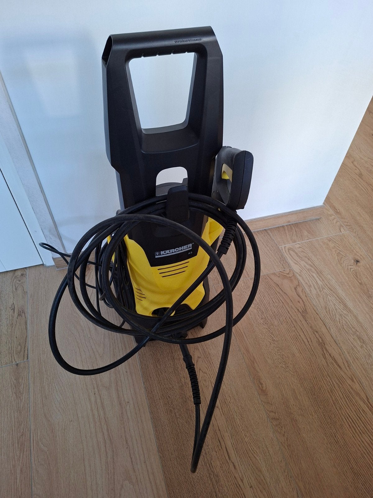 Kärcher hogedrukreiniger met accessoires., Ophalen, Gebruikt, Elektrisch, Karcher K3