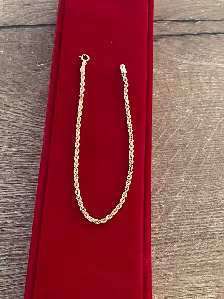 14 karaat gouden Rope  armband 585 goud, -, -, Nieuw, Ophalen of Verzenden