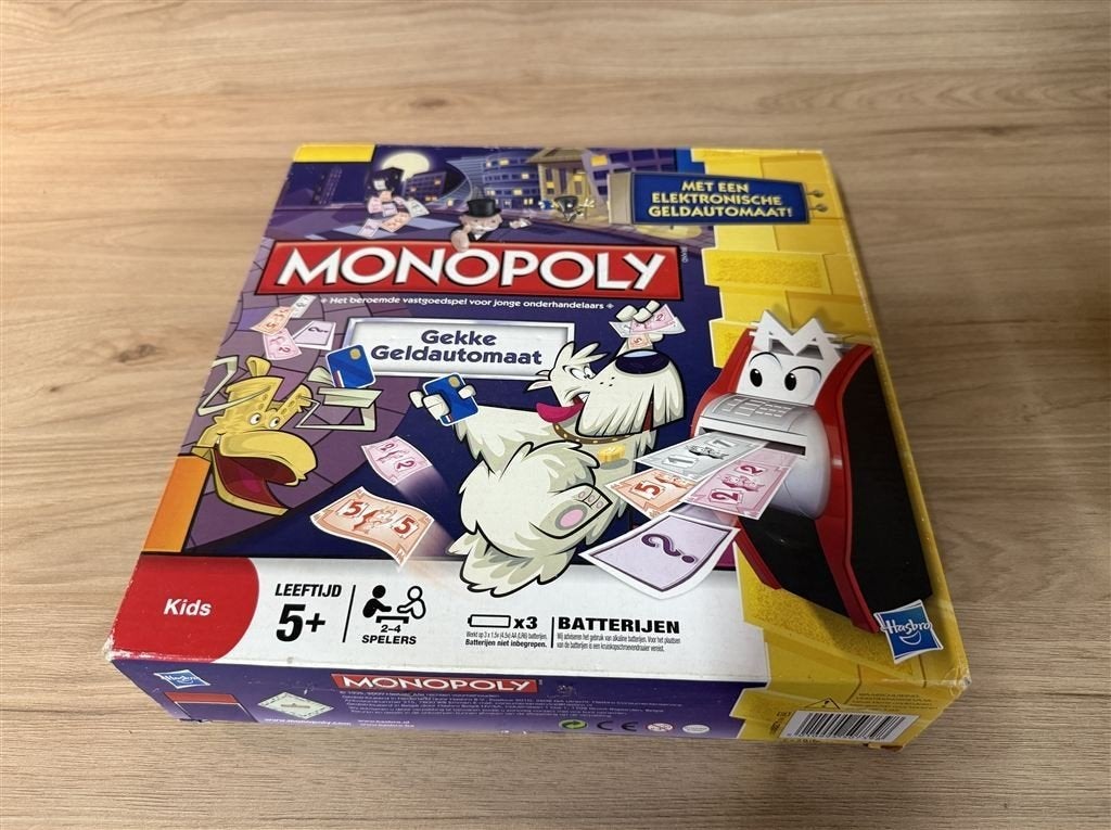 Monopoly Gekke geld automaat - s3238, Verzenden, Zo goed als nieuw