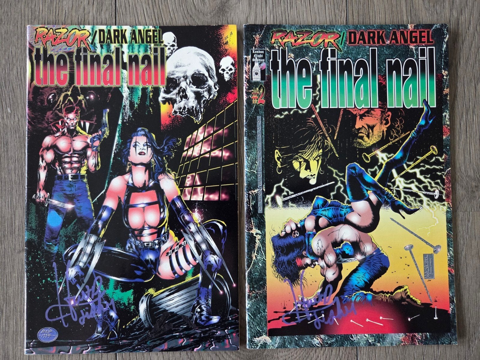 Razor/Dark Angel - the Final Nail *signed, Amerika, Complete serie of reeks, Nieuw, Ophalen of Verzenden