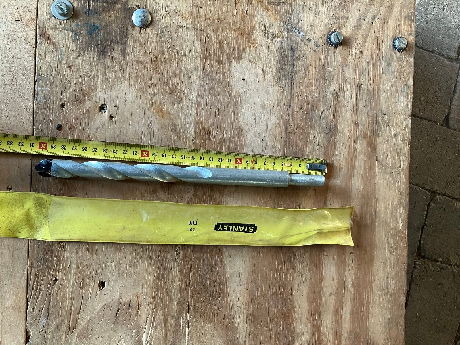 Stanley steenboor 20mm - nieuw, Doe-het-zelf en Verbouw, Gereedschap | Boormachines, Ophalen of Verzenden, Nieuw, Overige typen