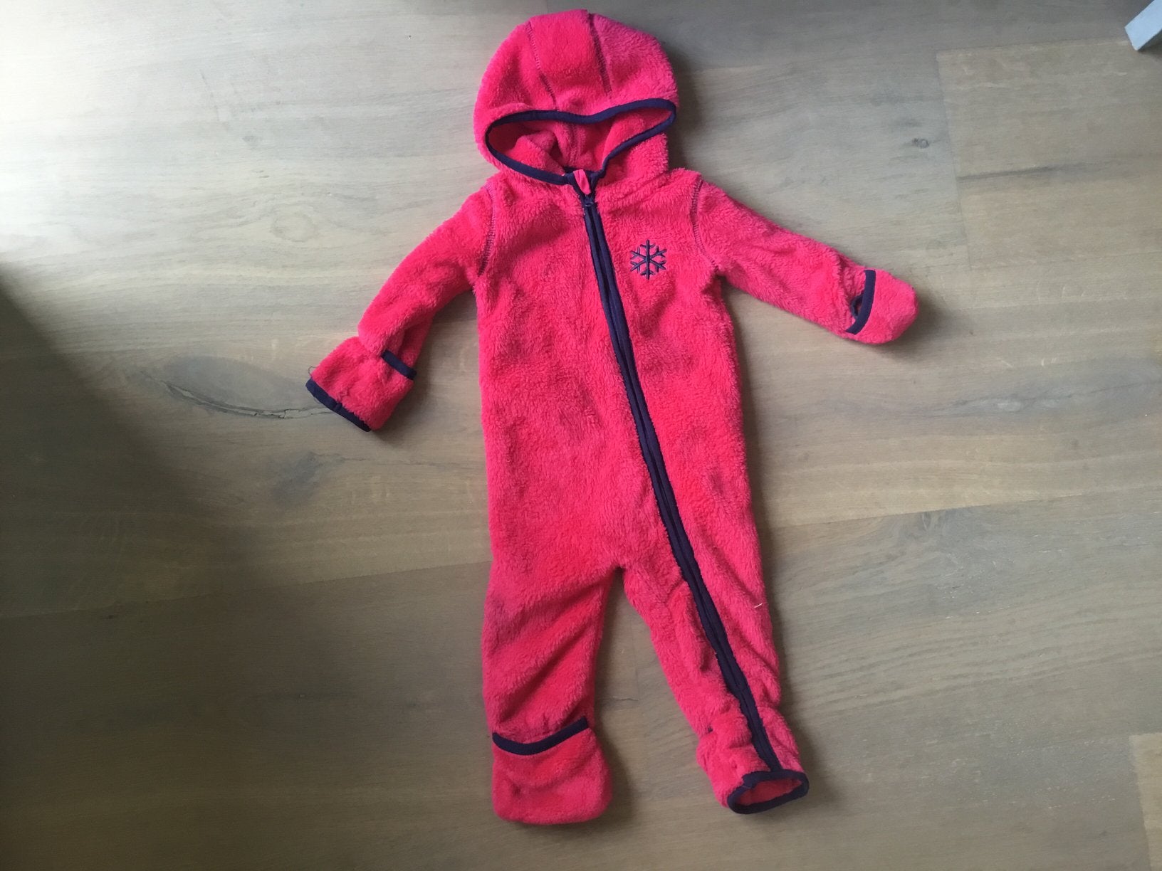 Berenpak maat 62/68 meisje teddypak roze onesie, Ophalen of Verzenden, Zo goed als nieuw, Meisje, Pakje