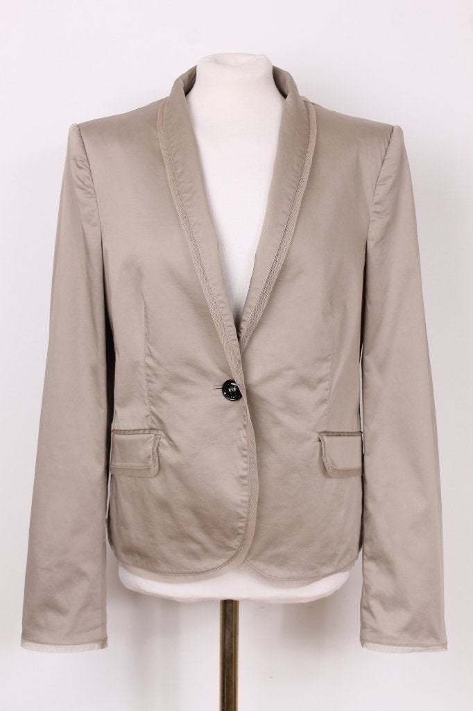 Gouden jasje van Burberry maat 42, Overige kleuren, Maat 42/44 (L), Ophalen of Verzenden, Zo goed als nieuw